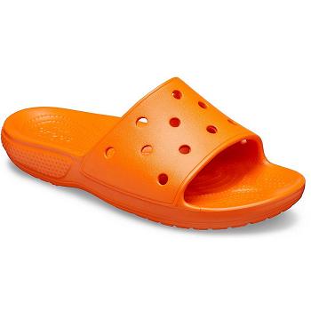 Crocs Classic Oranzove - Damske Sandále